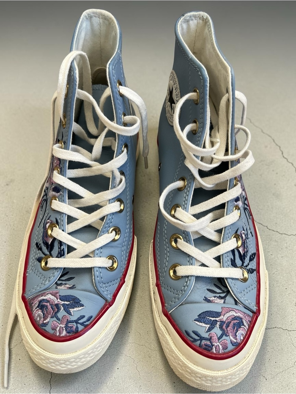 Limited Edition Converse Chuck 70 Parkway Floral embroidered sneakers-Size 7 - Picture 6 of 10